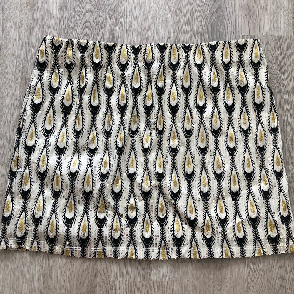 Ark & Co sequin mini skirt